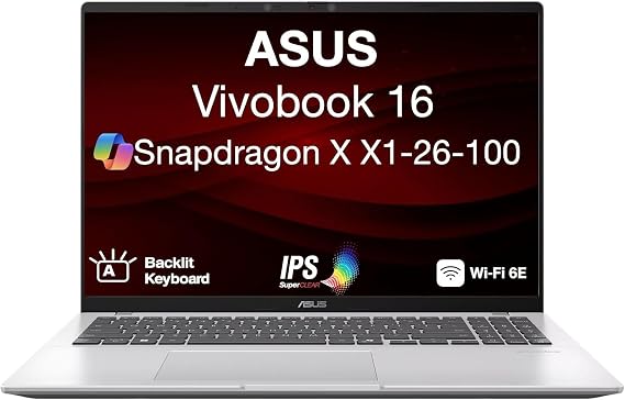 ASUS Vivobook 16 HIGH Performance Copilot+ Laptop 16.0" IPS WUXGA Display