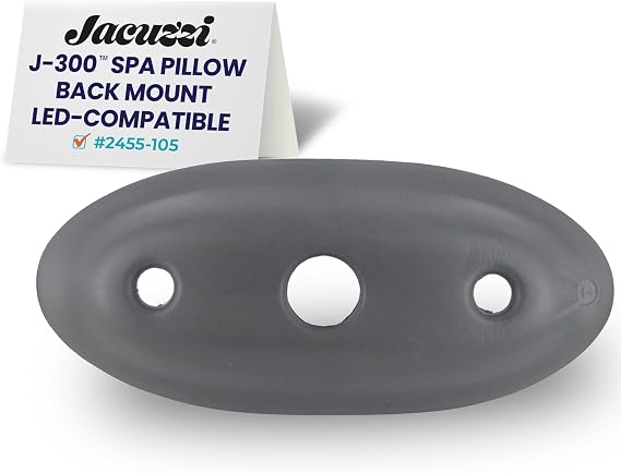 Jacuzzi 2455-105 - J-300 Spa Pillow Back Mount Gray Bracket Replacement
