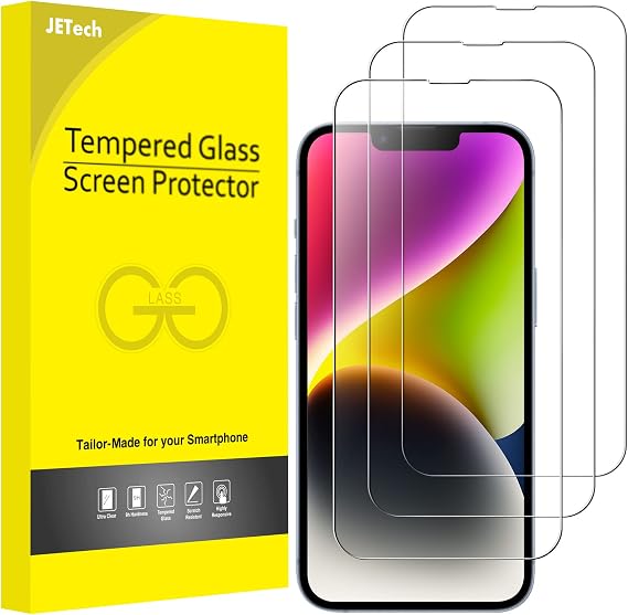 JETech Screen Protector for iPhone 14 Plus, 3-Pack
