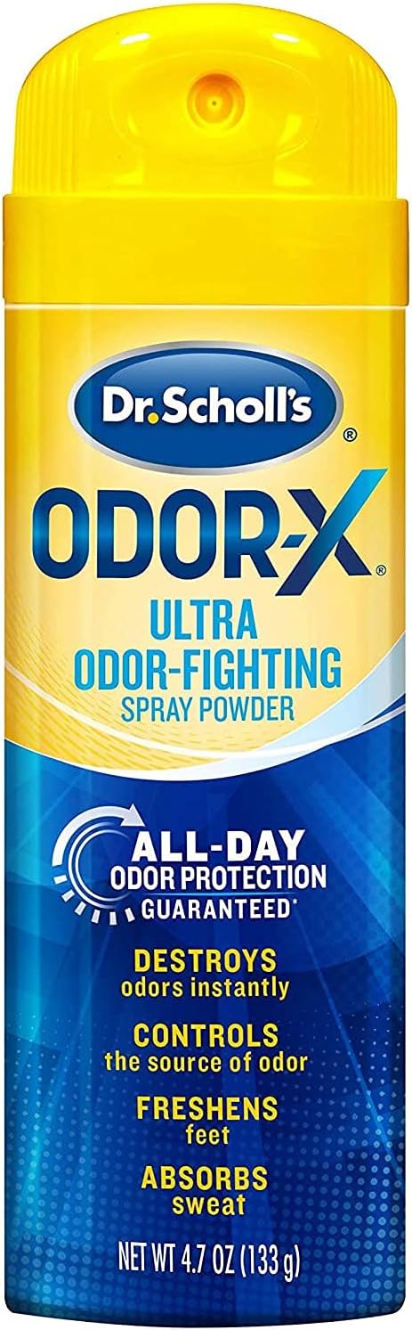 Dr Scholls Odor-X Odor Fighting Spray Powder 4.7 Ounce