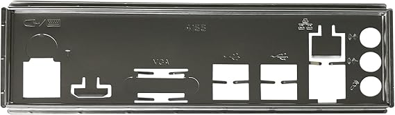 I/O Shield Back Plate for B250C B75 12USB B75 8USB Mining Motherboard IO Baffle Chassis Bracket