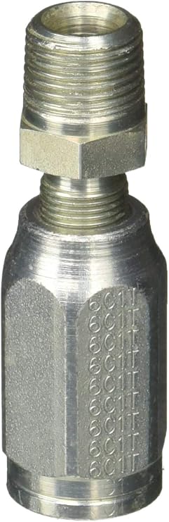 Gates G27100-0606 Hydraulic Coupling, 3/8-18, Silver