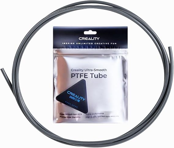 Official Creality 1 Meter Ultra-Smooth PTFE Tubing 1.75mm Filament, Smooth Feeding for Ender 3, Ender 5, CR-10, K1,K1 Max and All FDM 3D Printer