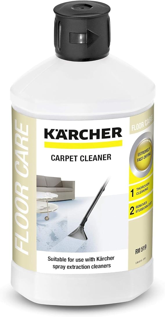 Karcher Rm 519 Halı ve Döşeme Temizleyici 1 lt, 6.295-771.0, (1Er Pack), Beyaz