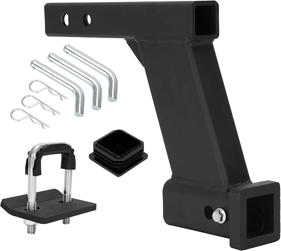Trailer Hook Extender Adapter, 10,000 lb Capacity with 10-inch Lifter