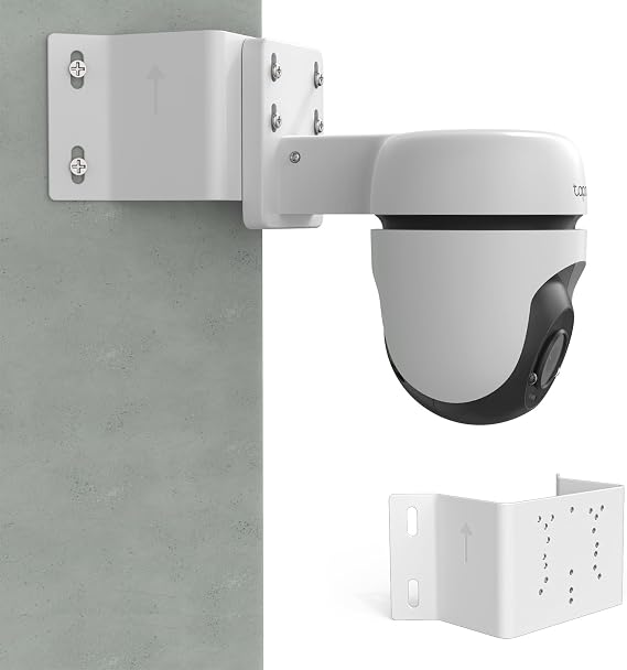 HOLACA 90°Corner Mount Compatible with Tapo C530WS, C520WS, C510W, C500, C501W, TC40GW, C51A, C52A, Mount Bracket for Pan/Tilt Outdoor Security Camera (Camera NOT Included), 90°Corner Mount