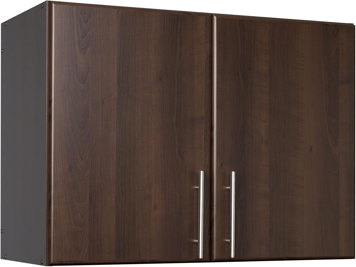 Prepac Elite 2-Door Stackable Wall Mount Storage Cabinet Engineered Wood Espresso 32