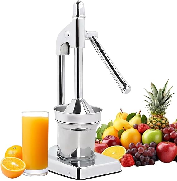 Juicer Manual, Kitchen Cast Iron Juicer Citrus Juicer Hand Press, Heavy Duty Fruit Squeezer for Orange, Lime, Lemon, Watermelon, Easy to Clean