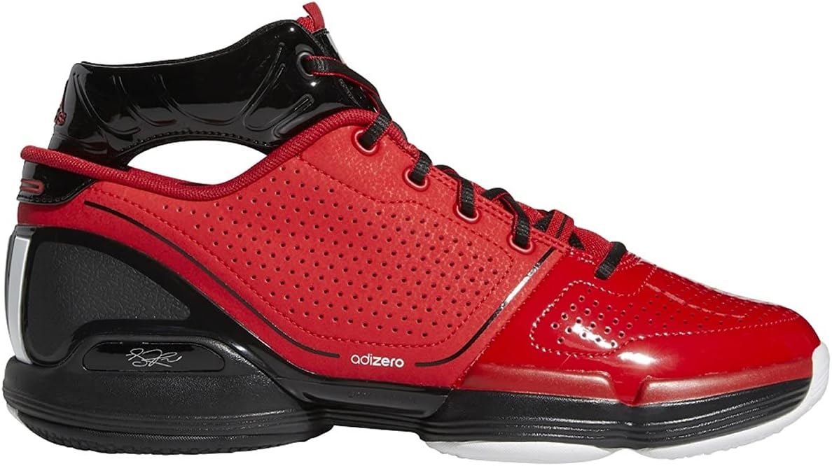 adidas Adizero Rose Cleat - Men's Basketball Scarlet/White/Core Black