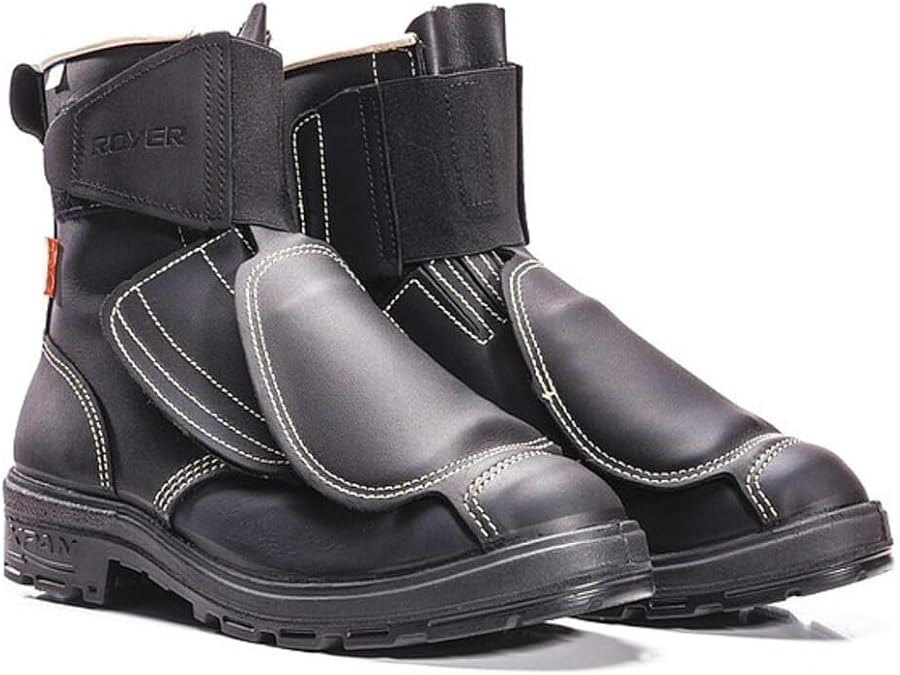 ROYER XPAN REALFLEX Men's Black Aluminum Toe EH Mt 8in Work Boot