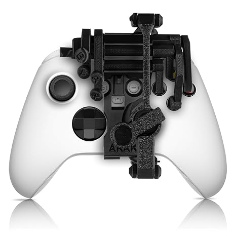 One-Handed Controller Adapter for Left Hand, Single-Hand Gaming Accessory with Adjustable Leg Strap, Lightweight Ergonomic Design for Gamers with Limited Mobility (Compatible with Series X|S Controllers)