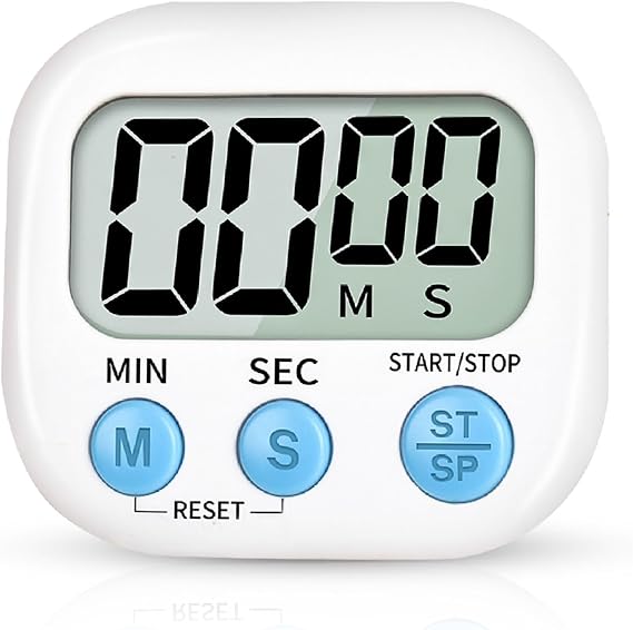 Digital Kitchen Timer, Magnetic Cooking Timer with Loud Alarm