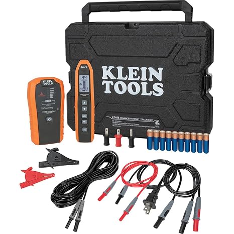 Klein Tools ET450 Advanced Circuit Breaker Finder and Wire Tracer Kit for Energized and Breakers, Fuses,
