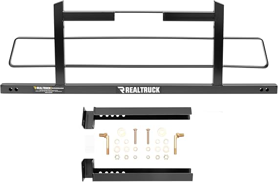 RealTruck BACKRACK | 30117TB | Truck Bed Headache Rack 21" Toolbox Hardware Kit | Fits '19-'20 Dodg Ram 2500/3500 | '02-'08 All Beds EXCLUDING Rambox