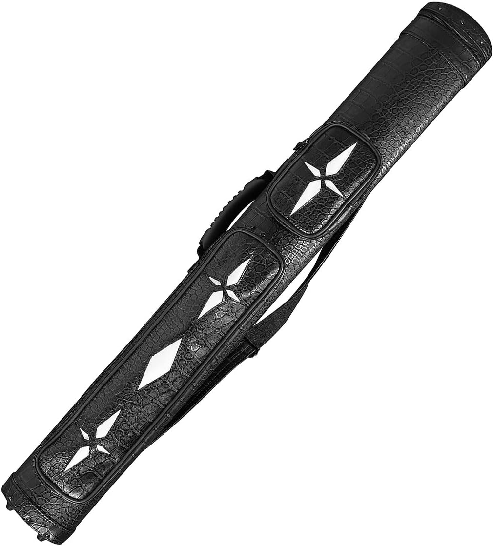 2X2 Billiards Pool Cue Tube Carrying Case