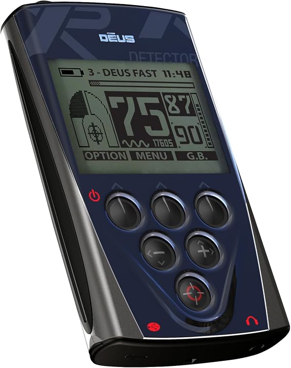 XP Metal Detectors Deus Remote Control - Lightweight Control Module to Adjust All The Settings of Your XP Deus Metal Detector, with LCD Back-lit Display (D08)