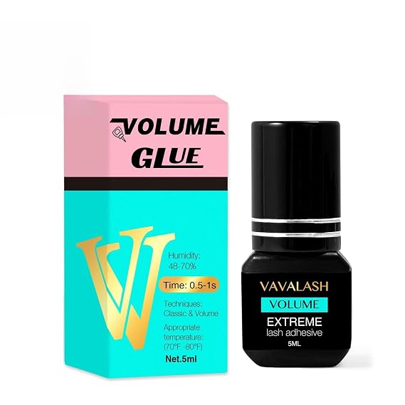 VAVALASH Premium Eyelash Extensions +Professional Eyelash Extension Glue 5ml