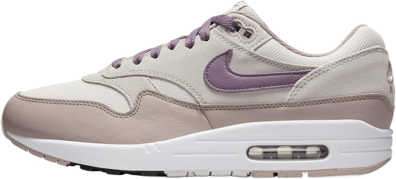 Air Max 1 Men's Shoes (FB9660-002, Light Bone/Phantom/Diffused Taupe/Violet Dust) Size 13