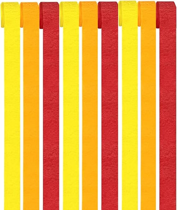 Crepe Paper Craft Streamers Hanging Crepe Paper Streamers Crepe Paper Roll Streamer Curtain Backdrop Hanging Tassels for Festival Party Decor (Autumn)