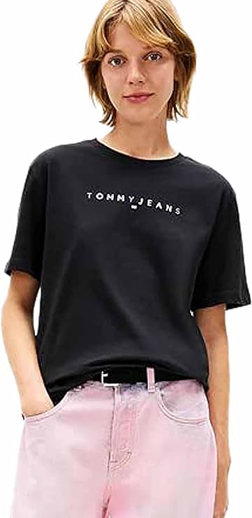 Tommy Hilfiger TJW RLX COLOR LINEAR SS TEE EXT T-shirt Kadın