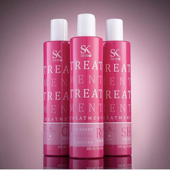 Sarah K Keratin Complex Power Recovery Treatment Hydrolyzed Keratin Hair Treatment for Damaged Hair, Frizzy Texture, Split Ends Get Soft & Manageable Hair with Treatment, 300 mL/10 fl oz