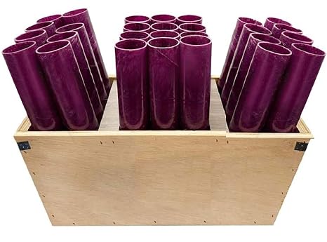 Mortar Rack 28 Shot Fan Rack With 1.75" Fiberglass Mortar Tubes