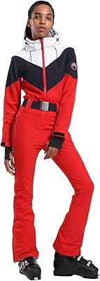 GSOU SNOW Ski Suit Women Snowsuit Slim One Piece Jumpsuit Snow Jackets Waterproof Winter Windproof Outdoor Sports Warm
