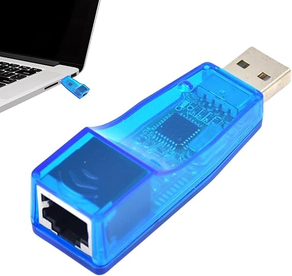 Ethernet Network Adapter Blue Network Converter User-Friendly Converter