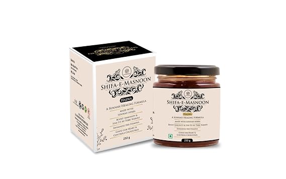 AL MASNOON Shifa-E-Masnoon Paste 250G (Pack of 1) Made with Pure Honey,Ajwa Dates & Sunnah Herbs