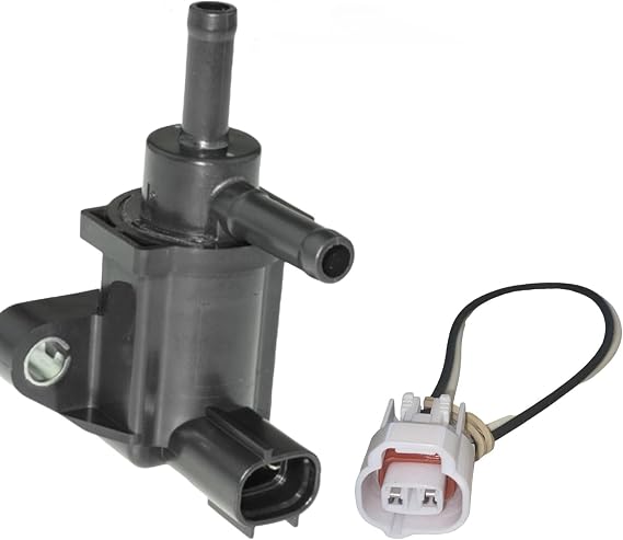 EGR2675 + EC1059 Vapor Canister Purge Solenoid & Electrical Connector Compatible With Part# 90910-12262 90910-AC001 9091012262 90910AC001 CP585 911528 911-528 2M1308