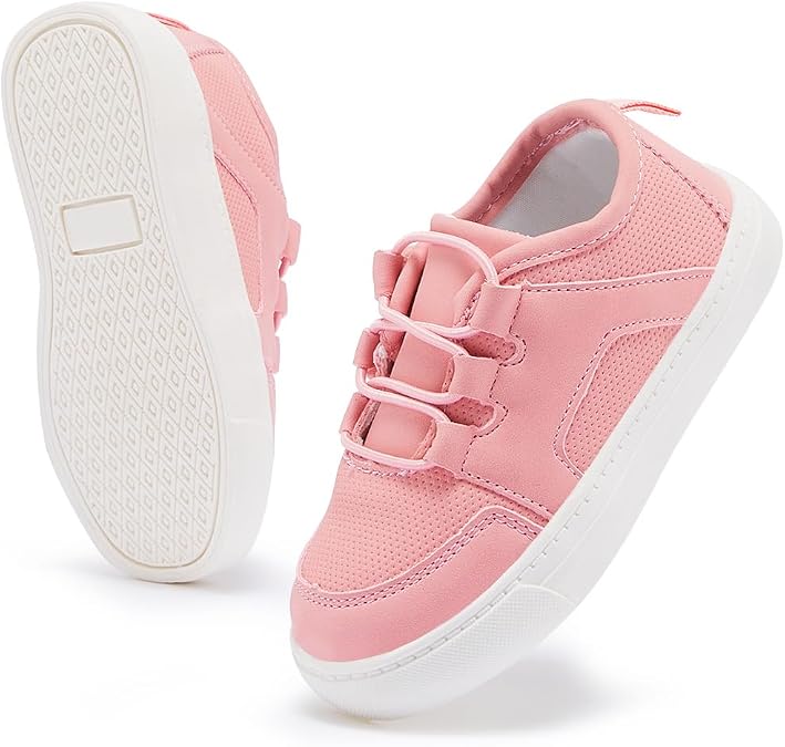 Toddler Boys Girls Walking Shoes High Top Tennis Canvas Sneakers(Infant/Toddler)