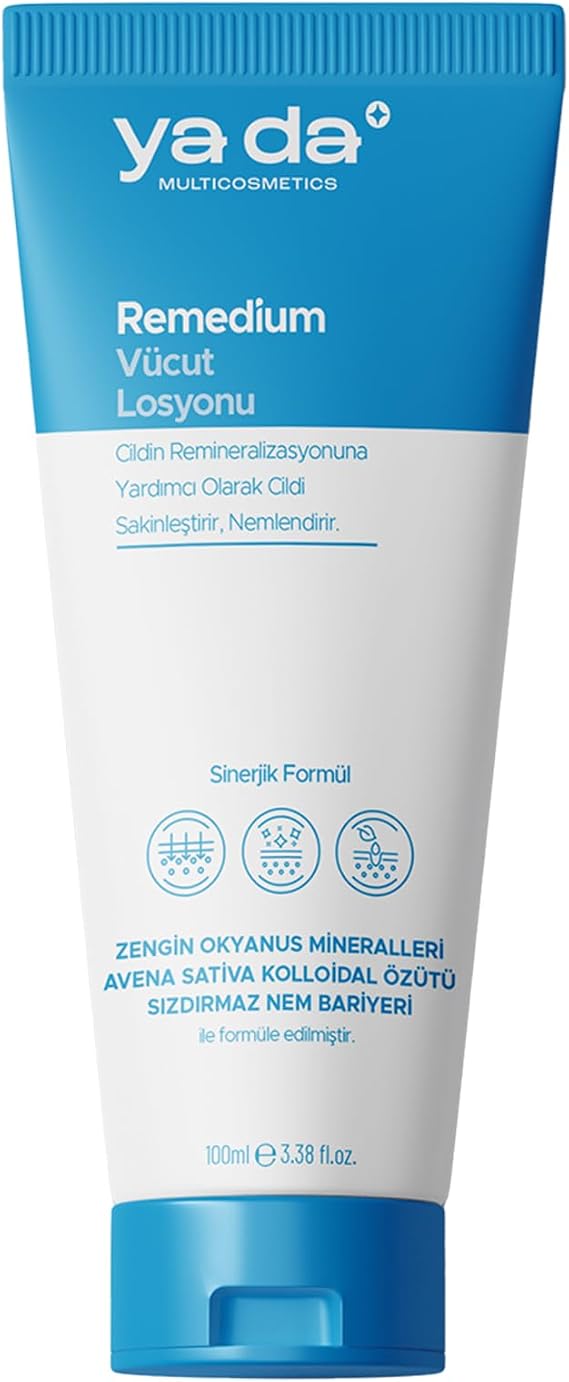 Remedium Vücut Losyonu, Hassas Ciltler için Nemlendirici ve Besleyici, 100ml