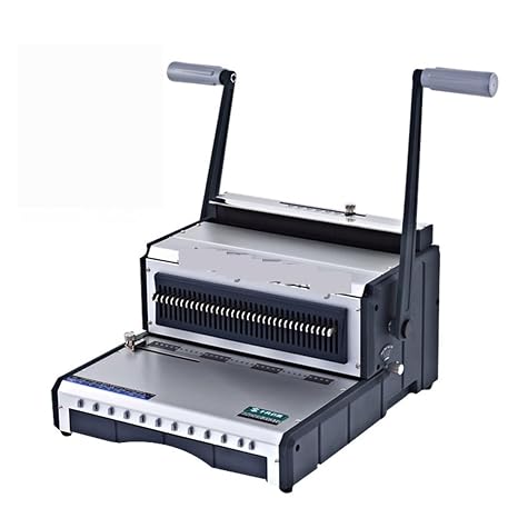 Binding Machine, Manual Coil Punch and Binding for Office Use, Double Handle Wire Binding for Books and Calendars, Perfect for Home and Professional Binding Projects