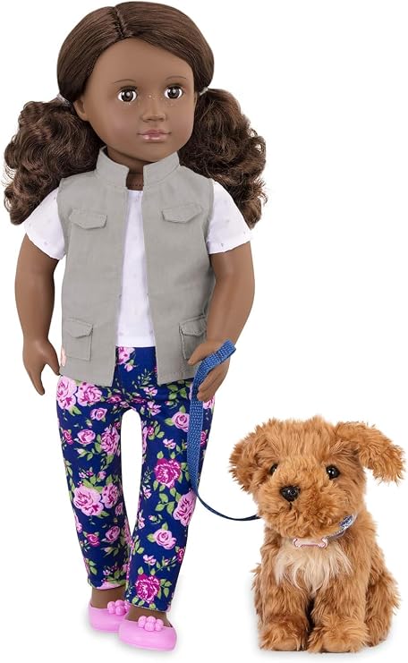 Our Generation 18-inch Doll Malia with Poodle, Doll and Pet Set, Dolls