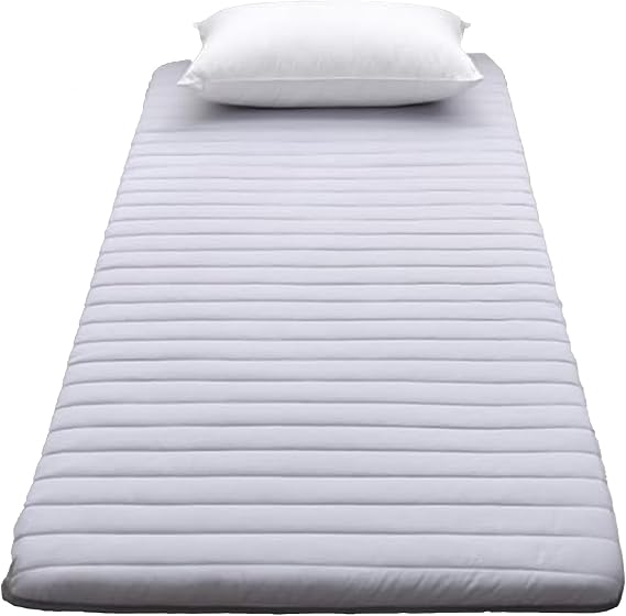 Floor Mattress Single Thickened 5cm, Soft Futon Mattress Tatami Mat Portable Roll Up Mattress Folding Sleeping Bed Pad for Home Camping Couch (grey, 80x190cm)