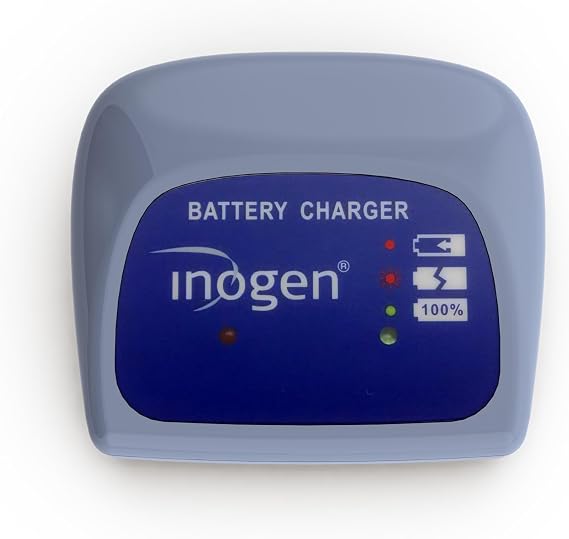 Inogen External Battery Charger - for Rove 4 and Inogen One G4 - Portable Oxygen Device Battery Charger - 0.12 lbs. and 3.13 in. W x 2.75 in. L x 1 in. H