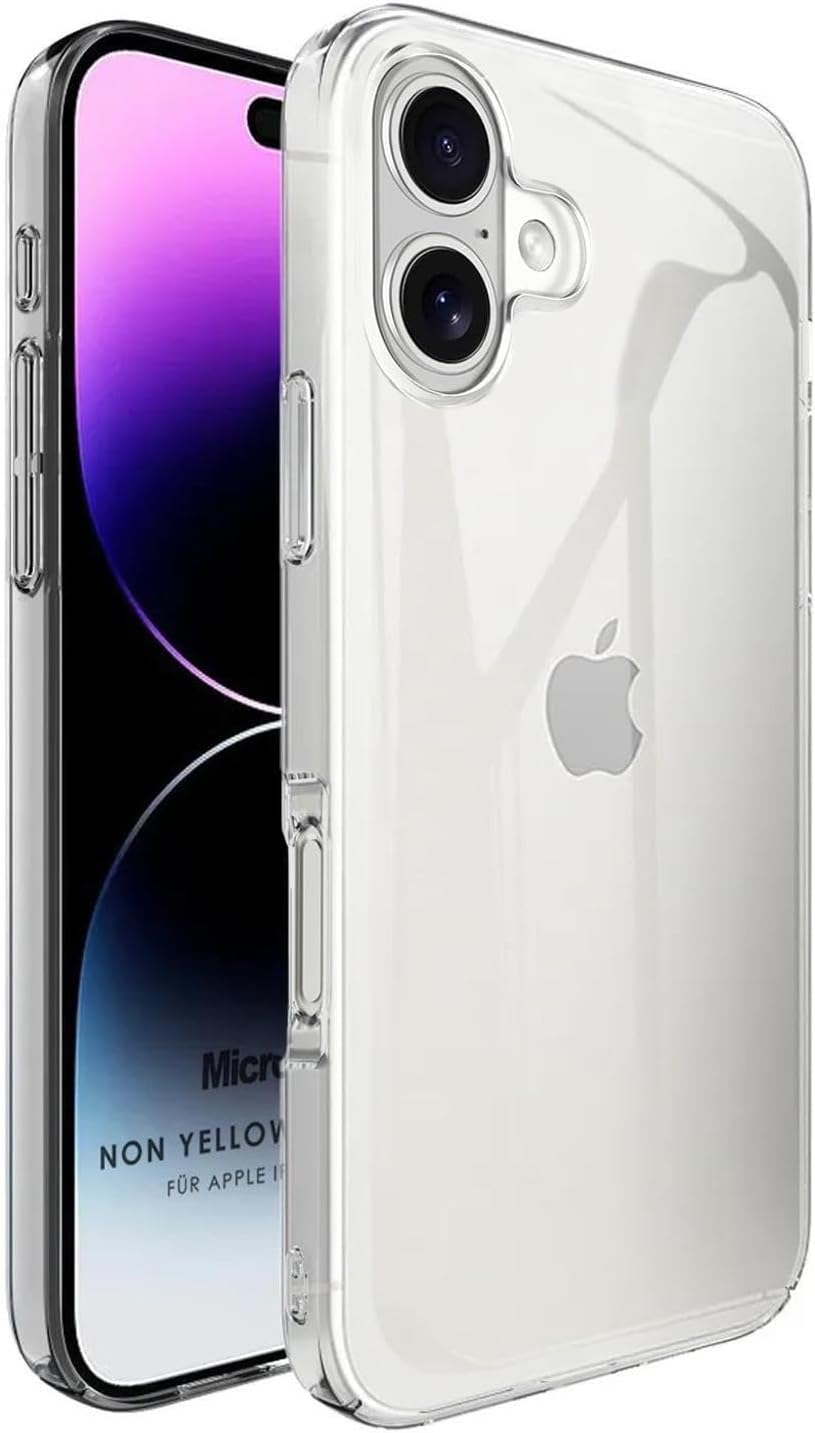 Microsonic Apple iPhone 17 için Kılıf Non Yellowing Crystal Clear Sararma Önleyici Kristal Şeffaf [iPhone 17 ile Uyumlu Kılıf - Şeffaf]