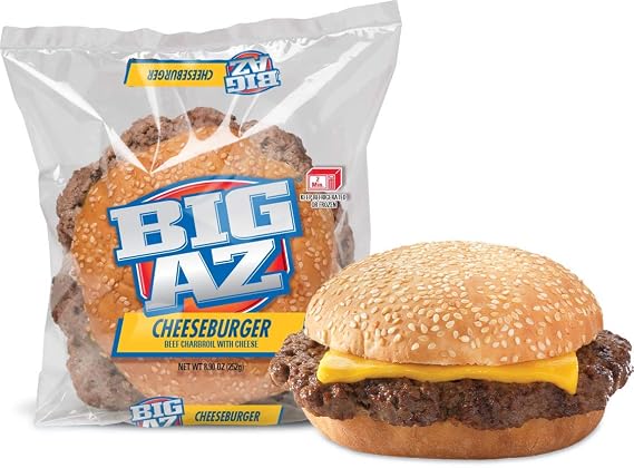 Big Az Cheeseburger, 8.9 Ounce -- 10 per case.