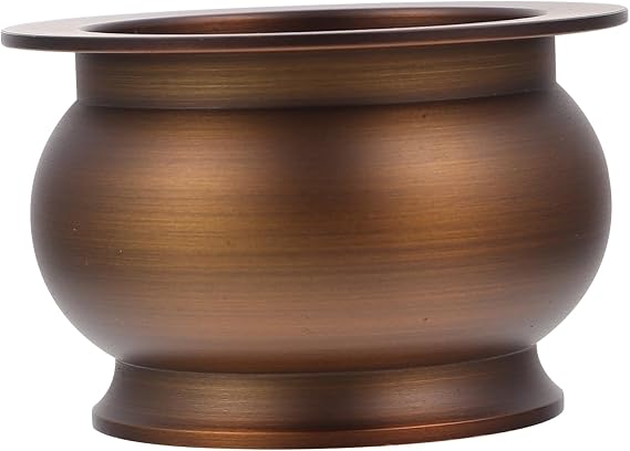 1pc Aromatherapy Burner Candle Cone Holders Oils Diffuser Backflow Anti Electric Glasshouse Light Brown Copper