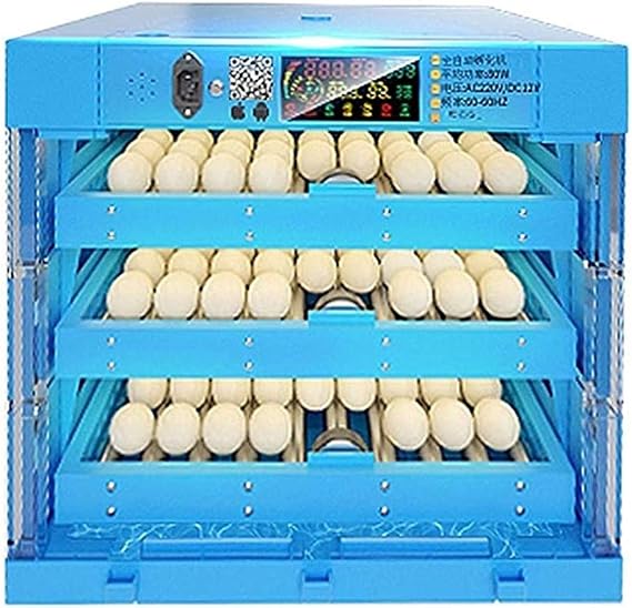 Fully automatic egg incubator, Egg Incubator And Hatcher 192 Eggs Large Incubators For Hatching Poultry Chicken Duck Goose Birds Automatic Turning Humidity