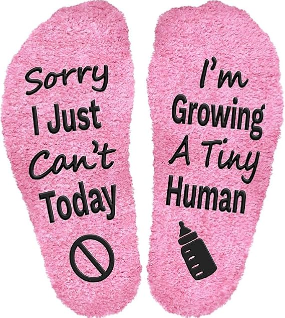 Sorry I Cant Today I'm Growing A Tiny Human Socks, Pregnancy Socks Funny For Mom To Be, Mother To Be Gifts For New, Gifts For Pregnant Daughter, Birthday For Expecting Moms, First Time Moms