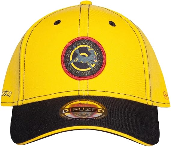 Difuzed Pokemon Umbreon Snapback Baseball Cap One Size Yellow