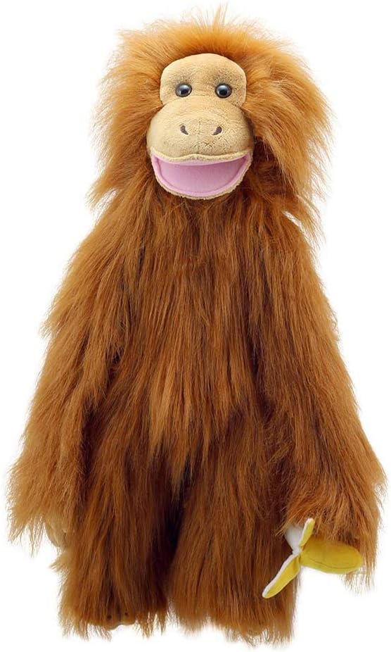 The Puppet Company - Medium Primates - Orangutan Toy, Brown