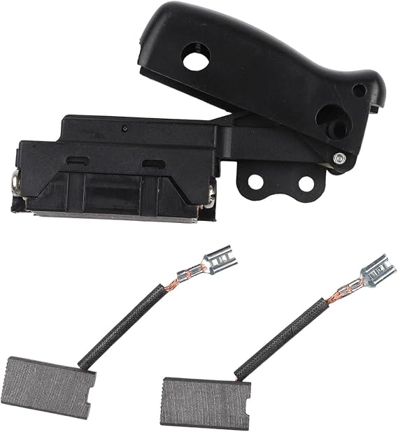Replacement Switch And Carbon Brush For DW708 Miter Saw Types 3 & 4 Only - Part Numbers 153609-00,381028-02 - 3 Pack