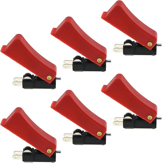 Torch Trigger Switch High Sensitivity Trigger Switch Red and Black for Binzel 15AK 24KD 36KD Model MIG Torch 6pcs