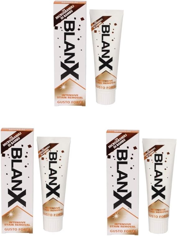 Blanx Toothpaste Intensive Stain Removal 2.5 Oz (Pack of 3)