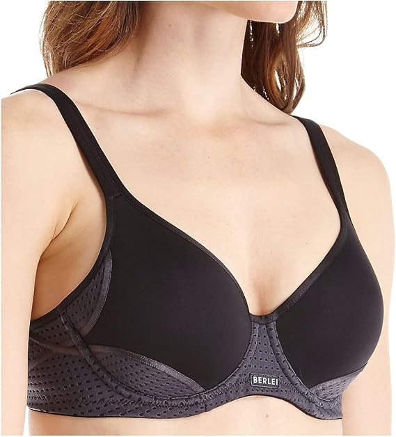 Berlei Women's Sf2 Medium Impact Contour, Black, 34DD