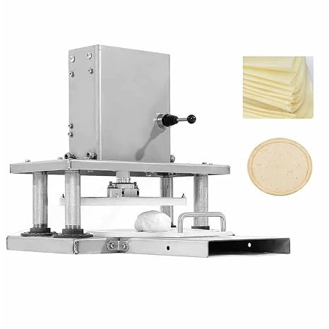 Heavy Duty Pizza Forming Mach, Electric Pizza Press Making Machine, Pizza Dough Press Machine, Pizza Press Machine for Sheeting/Pizza Dough, Max 22cm Home Pizza Dough Press