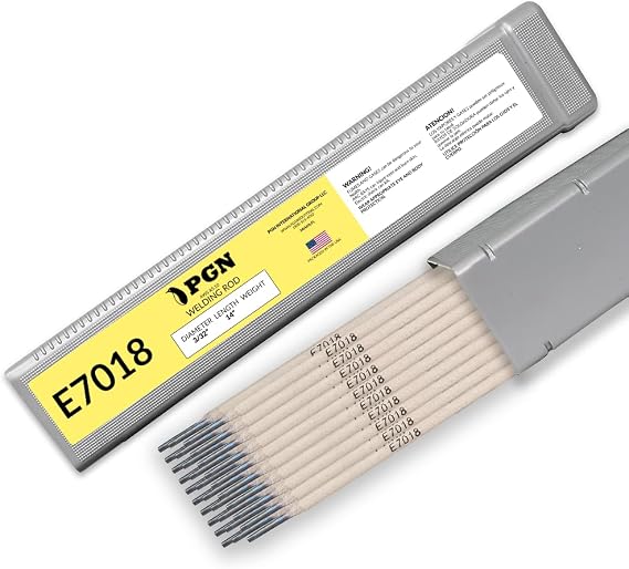 PGN E7018 Welding Rod 3/32" 10LB Welding Rods 7018, Low Hydrogen, Structural Steel Stick Electrodes, AC/DC All-Position 3/32 7018 Welding Rods - 770478