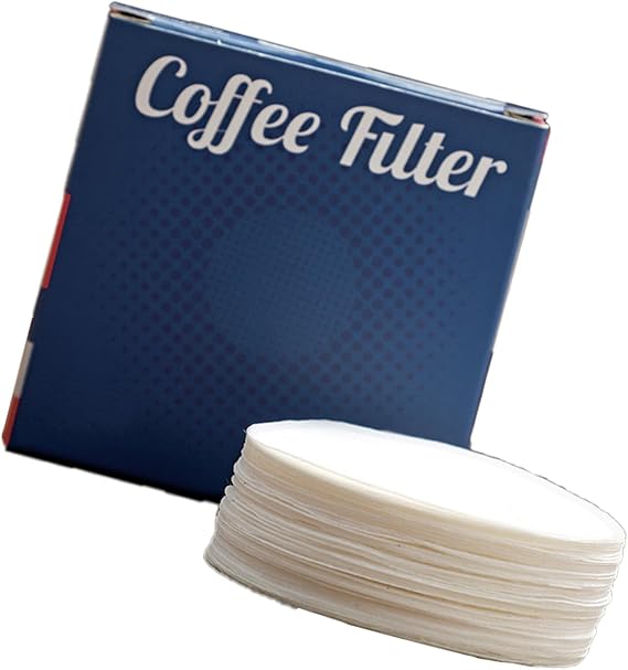 100Pcs Coffee Machine Round Powder Bowl Filter Paper Espresso Machine Portafilter Water Separation Supplies Not Decolorant Coffee Filter
